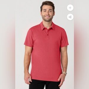 Swet Tailor NWT All In Polo in Crimson